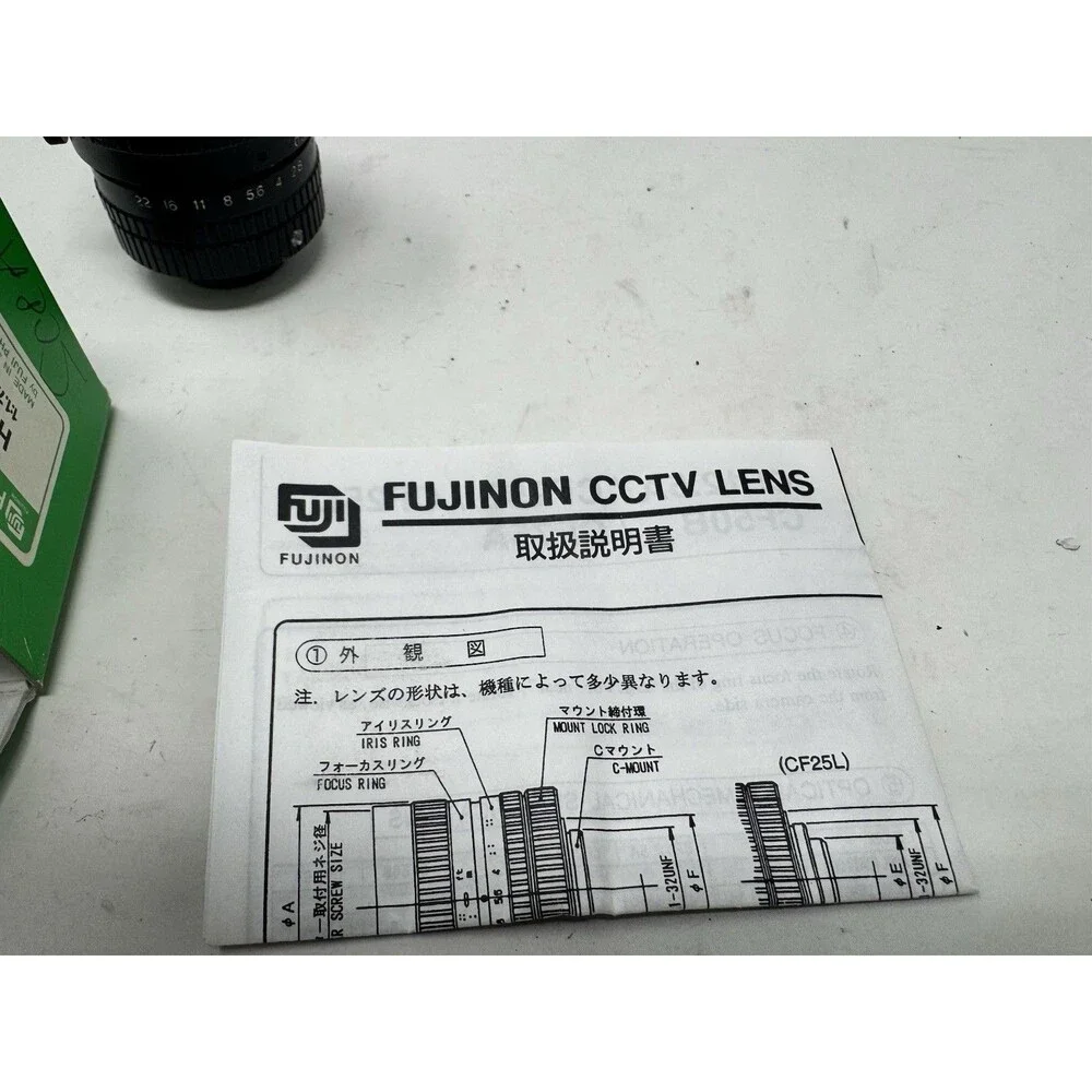 Fujinon HF35A-2M1 TV 1:1.7/35 TV Lens Good Condition